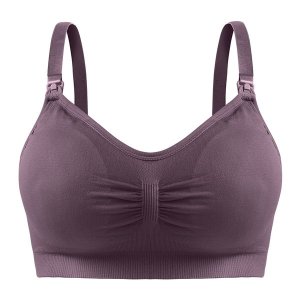 Women's Maternity/Breastfeeding Stretch Bra Large-Size