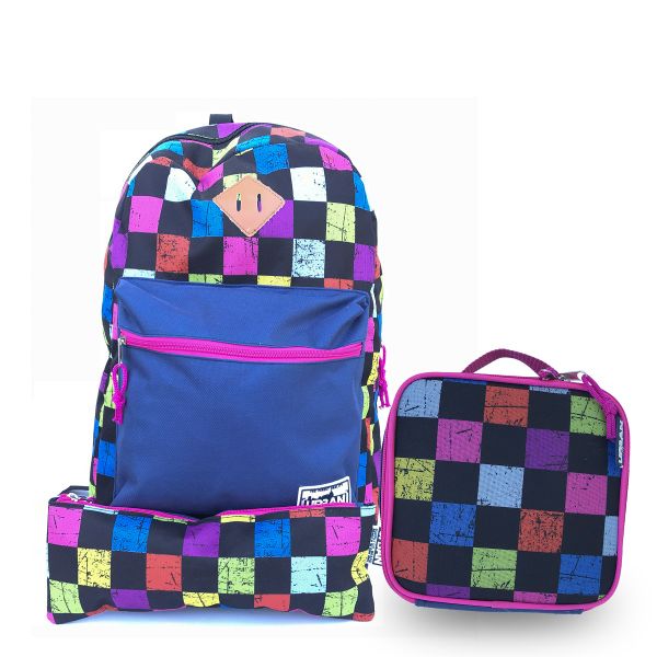 Eco Value Student Backpack 3 Piece Set - Patterned