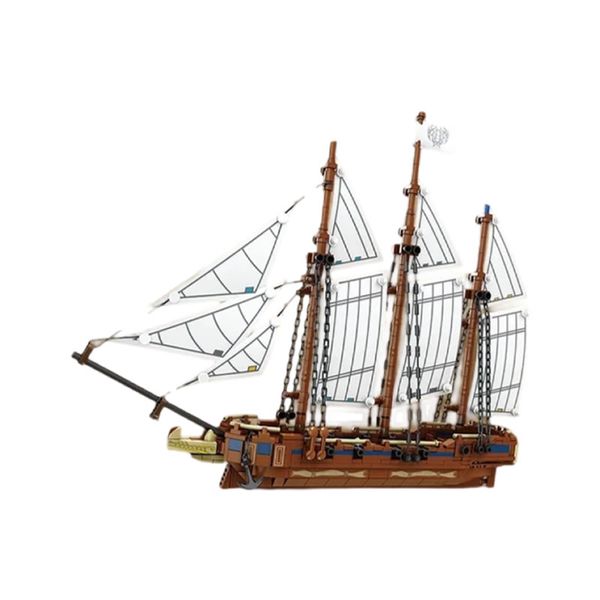 637-Piece Building Blocks Bricks Yacht DIY Fun Toy F69-2-87