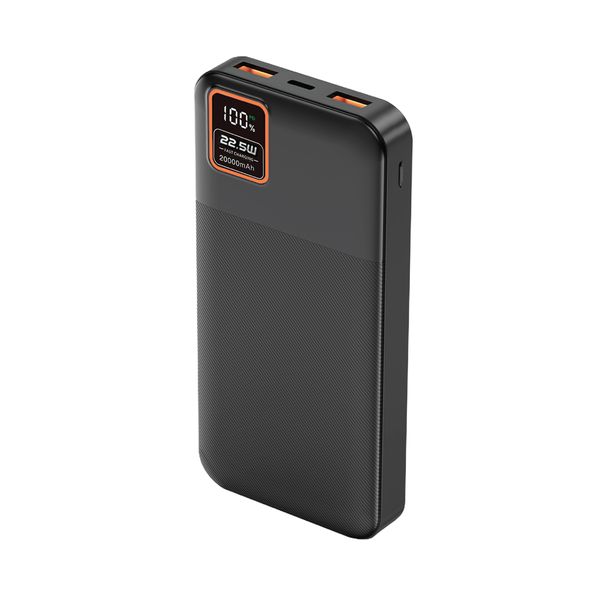 Supa Fly Power Bank PD 22.5W Portable Fast Charge 20000mAh Battery | Black