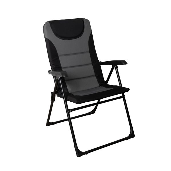 Folding Recliner Camping Chair - 150 kg Capacity with Adjustable Backrest