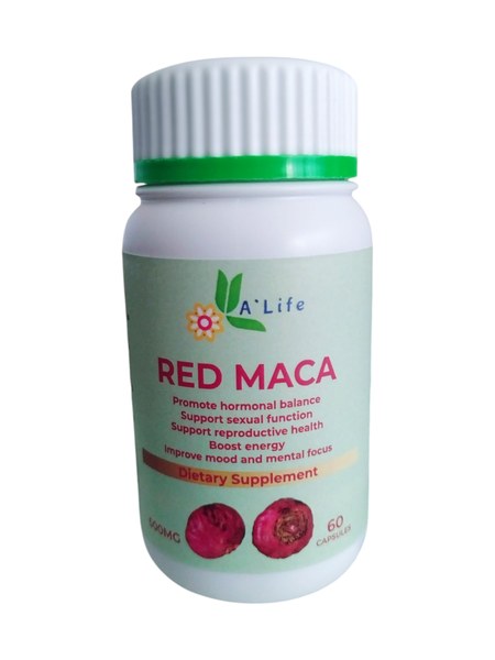 Red Maca Root 500mg (60 Capsules)