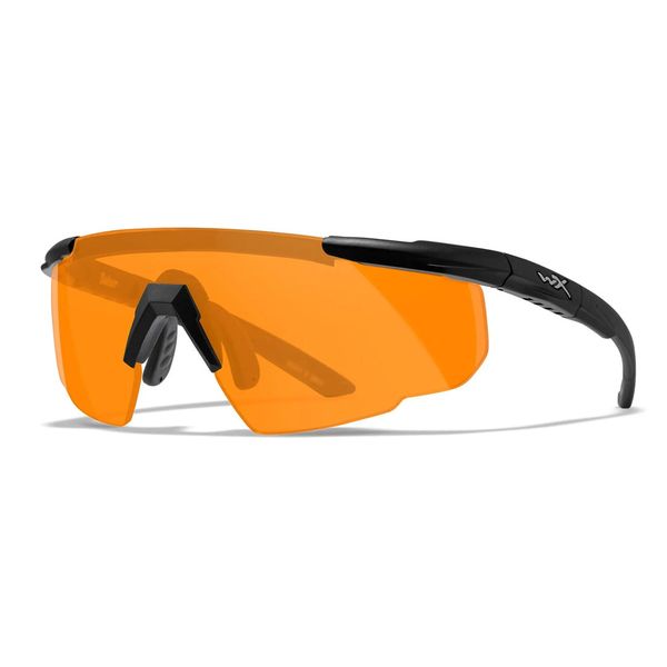 Wiley X Saber Advanced Light Rust Lens Matte Black Frame Tactical Eyewear