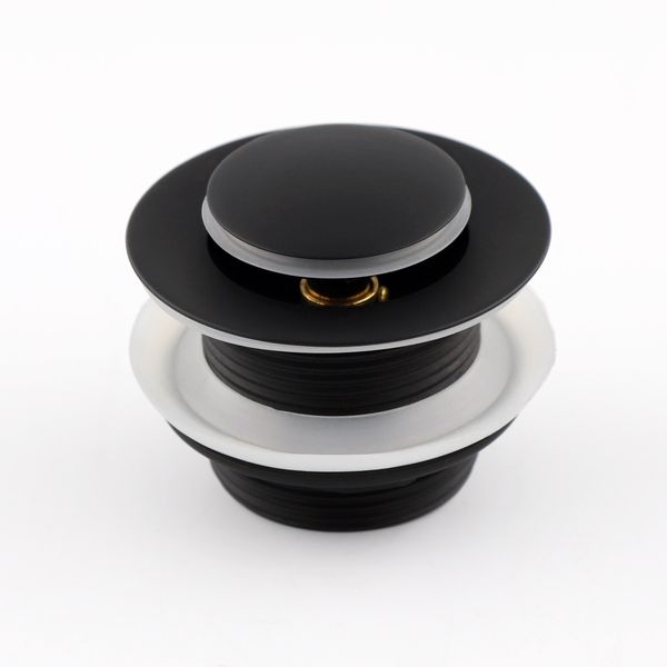 Kessler Bath Pop Up Waste Matt Black 40mm
