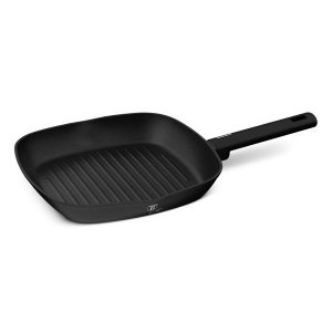 Berlinger Haus 28cm Titan Pro Non-Stick Coating Grill Pan - Matte Black