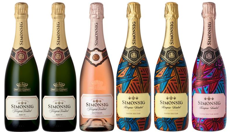 Mixed case of Simonsig - Kaapse Vonkel - 6 x 750ml
