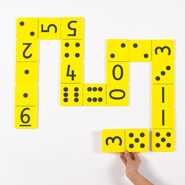 EDX Education Dominoes Jumbo - Number and Dot