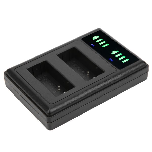 Dual BLN-1 Charger with Micro/Type-C (Black)