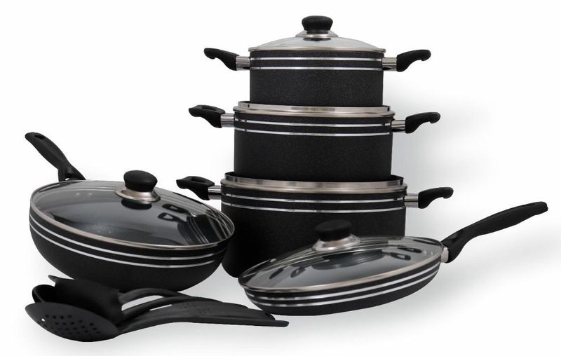 Aluminum Non-Stick -16 Piece Pot Set