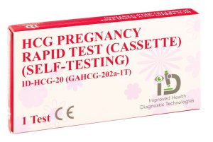 HCG Pregancy Rapid Test Kit (Cassette)(Self-Testing) Pack of 10