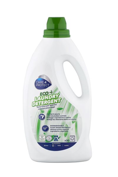 Care + protect Eco+ Laundry Detergant for Machine &amp; Hand Washing - 1.5L