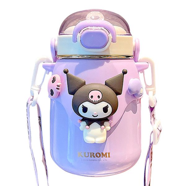 700ml 316 Stainless Steel Sanrio Kuromi Melody Insulated Water Bottle