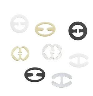 Versatile Plastic Bra Clips Set - Pack of 8