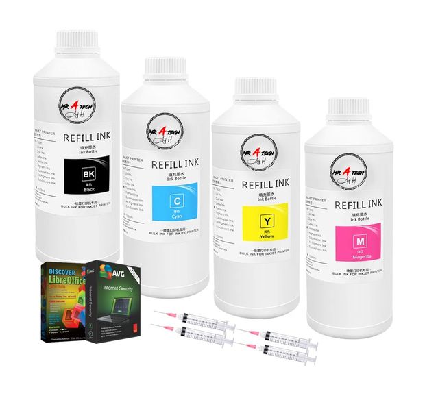 MR A TECH Ink Compatible with Epson 106/103/101 - 4 Pack (BK/C/M/Y)