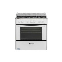Zero Appliances 6 Burner Gas Stove - White