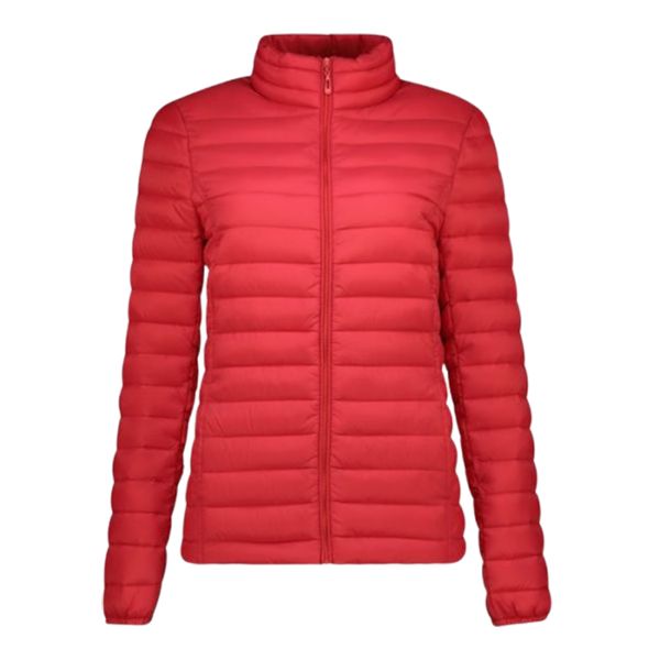 Thread Treasure Basic Woman puffer Jacket Red