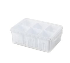 Six Grid Storage Box Fridge Organizer BT
