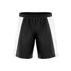 Ronex Fashion Training Shorts with Hidden-Zip Side Pockets Black/White