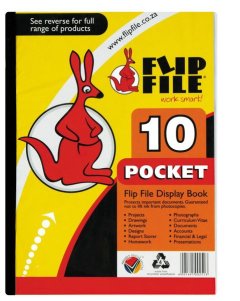 Flip File A4 Display File 10 Pockets