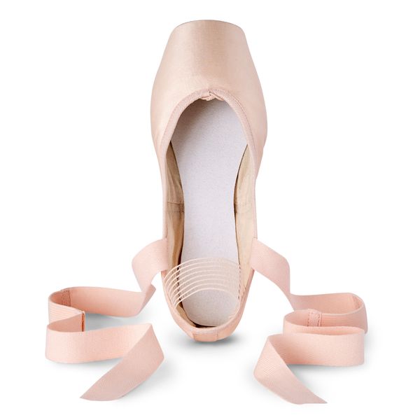 Starever Women's Flexible Sole Pointes with Medium Rigidity Soles - Beige