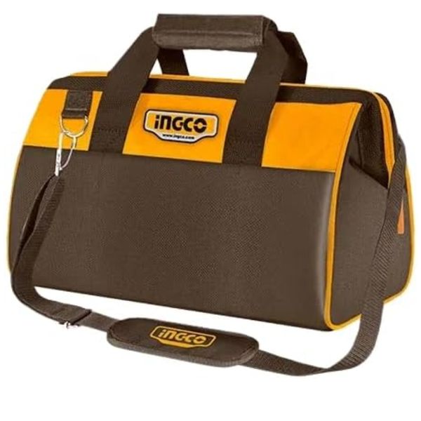 Ingco - Heavy-Duty Tool Bag (19") - 1680D Polyester - 18kg Load Capacity