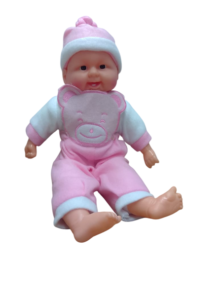 Smiling Baby Doll With Hat