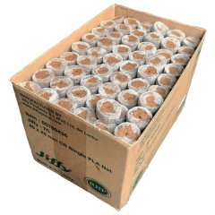Jiffy 7C Seed Starter Pellet 40x45mm Box of 50 Propagation Plugs Hydrponic
