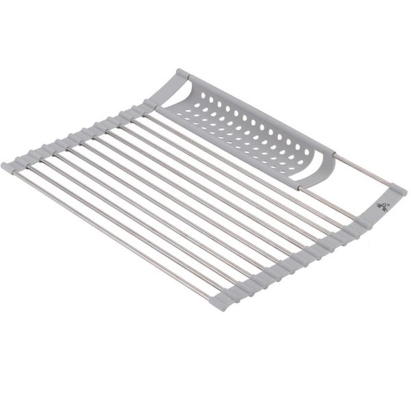 ALANES Dish Drying Rack Foldable Sink Kitchen Dish Drainer Shelf