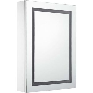White Single Door Bathroom Cabinet 450 x 280 x 120mm AFWHCAB01