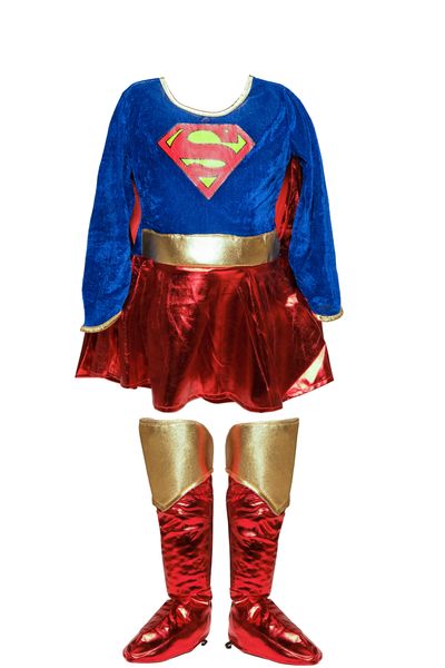 Supergirl Dress Up Costume - S