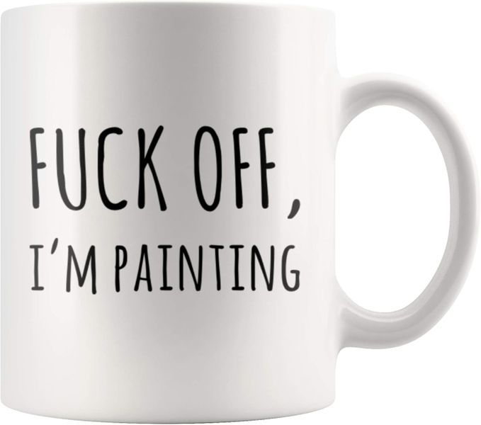 I'm painting-Father's day-Mother's day-Valentines-Christmas Mug