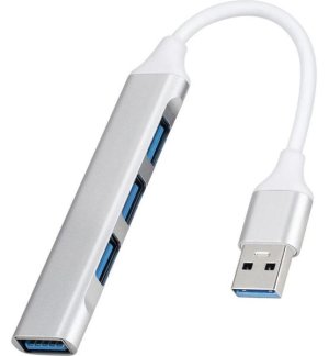 USB Slim Hub USB3.0 4-Port - Silver