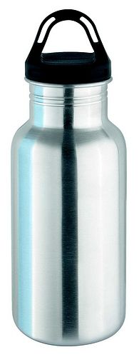 Isosteel - 500ml Sports Bottle - Silver