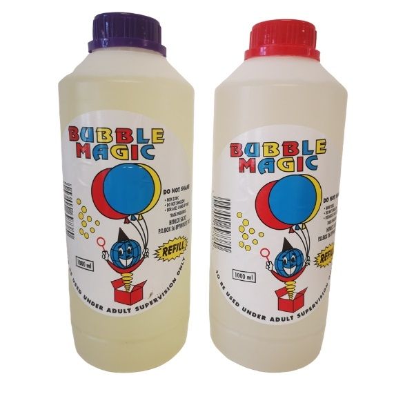 Bubbles - Blowing Bubble Refills (Bulk pack of 2) - 1 Litre Bottles