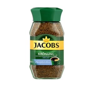 Jacobs Krönung Decaf Instant Coffee - (1 x 200g) Jar