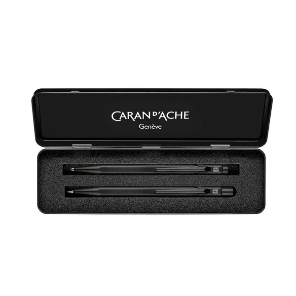 Caran d'Ache Black Code Writing Set, Medium Tip