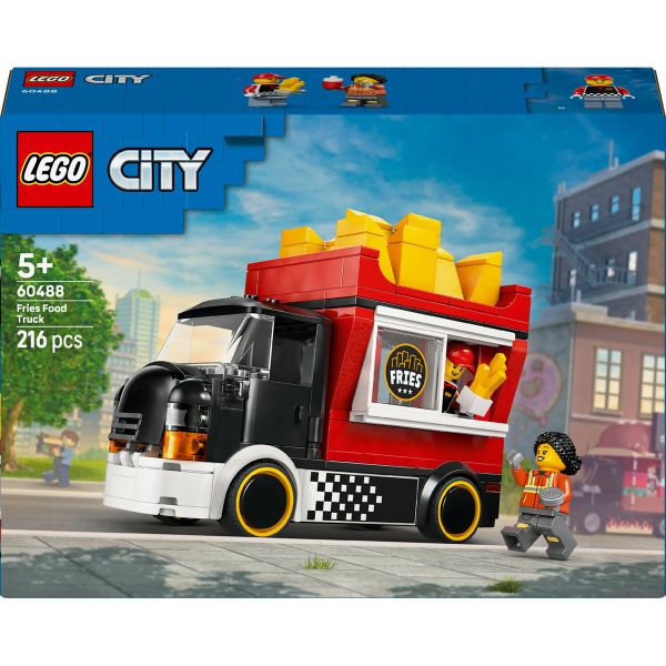 LEGO® City Fries Food Truck - Toy Building Set 60488