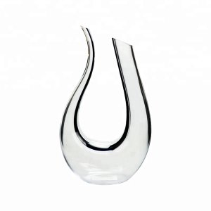 U Shape Glass Wine Decanter