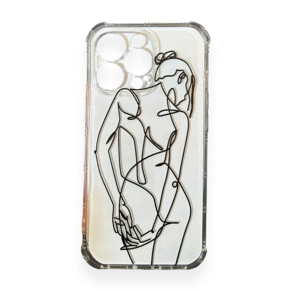 AMA One Line Art Women Body Shape Silicon Case For iPhone 11 Pro Max