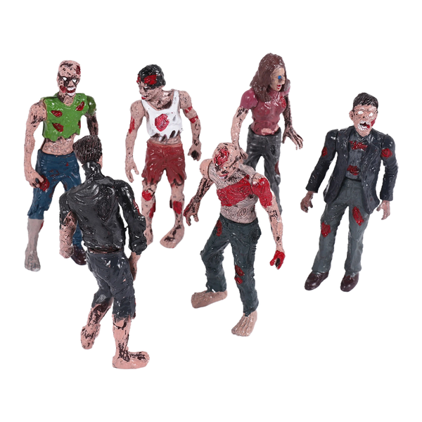 6Piece/Lot 10Cm the Walking Dead Zombie Action Figures