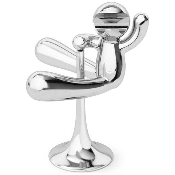 Umbra Rodeo Buddy Bottle Opener with Balancing Stand Chrome
