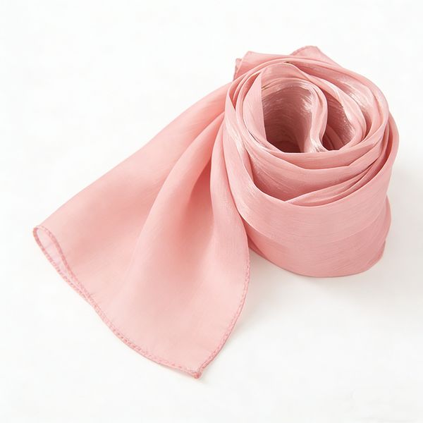 Solid Color Scarf - Thin Large Shawl for Travel, Sun Protection &amp; Styling
