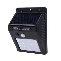 Solar Powered 20 LED Motion Sensor Wall Light