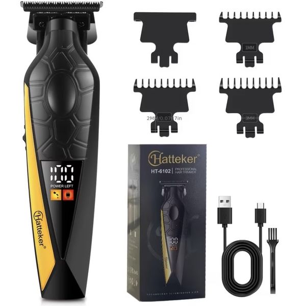 Hatteker HT-6102 professional Beard &amp; Hair Trimmer-USB Rechargeable