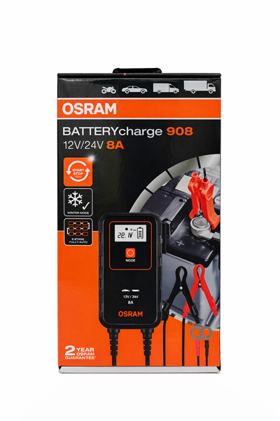 Osram 12v+24v Smart 8amp Charger