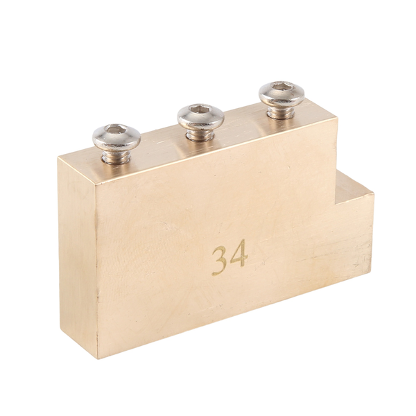 Solid L Shape Tremolo Brass Block for Floyd Rose 32Mm