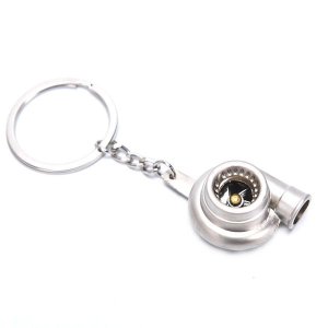 Turbo Keyring - Silver