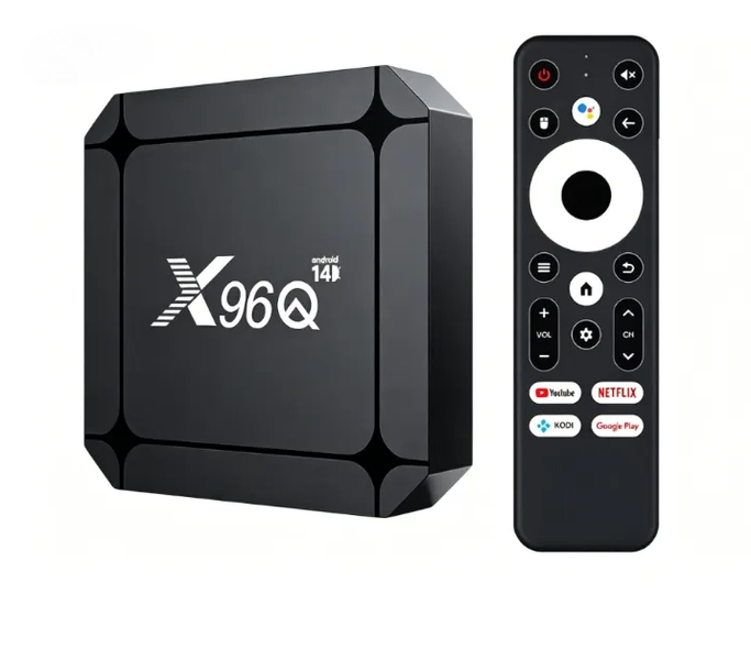 ABTOR Smart TV Box, Android 14, Media Player, X96Q RK3518 Quad-core TV Box