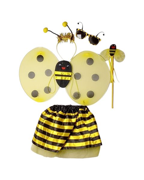 Ele Bee Tutu Set with Bee Glasses