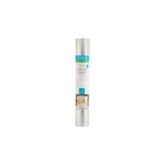 Cricut Premium Textured Metallic Vinyl Silver 12x48